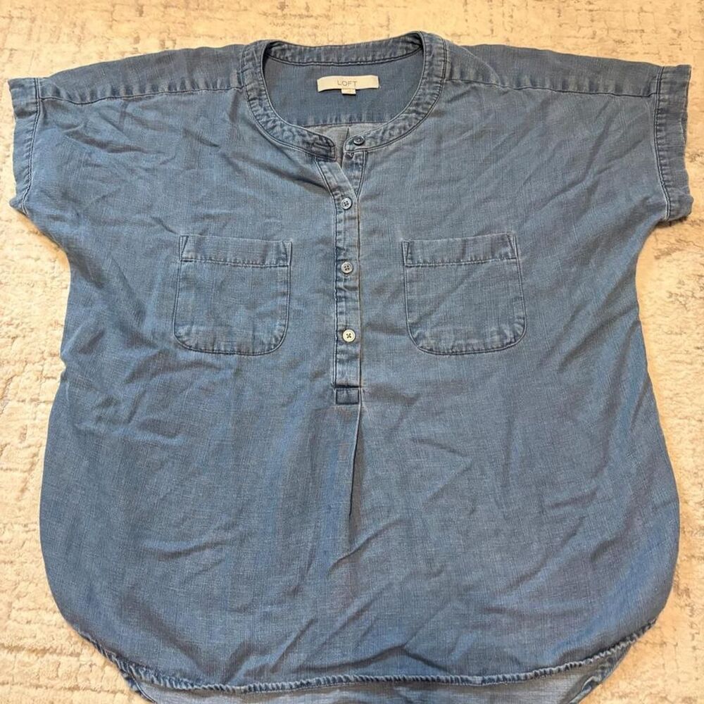 Loft Women's Blue Blouse